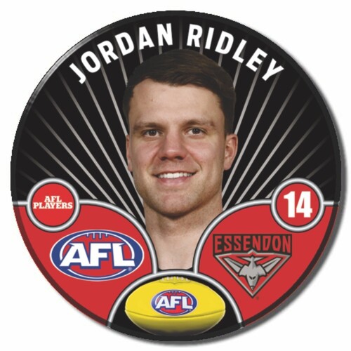 Essendon Bombers 2026 Player Pin Badge - RIDLEY