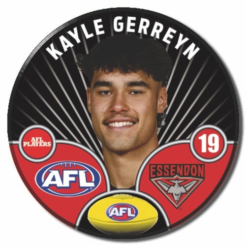 Essendon Bombers 2026 Player Pin Badge - GERREYN