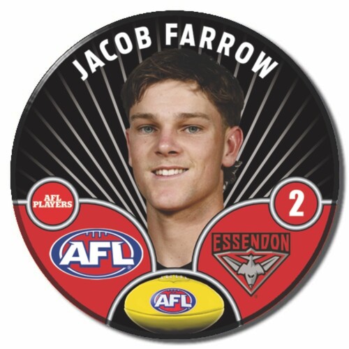 Essendon Bombers 2026 Player Pin Badge - FARROW