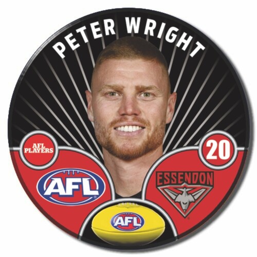 Essendon Bombers 2026 Player Pin Badge - WRIGHT