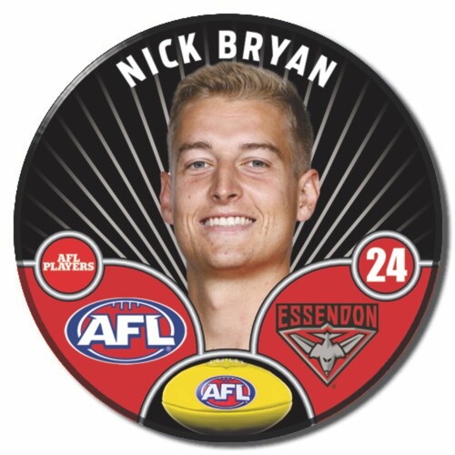 Essendon Bombers 2026 Player Pin Badge - BRYAN