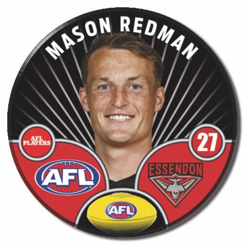Essendon Bombers 2026 Player Pin Badge - REDMAN