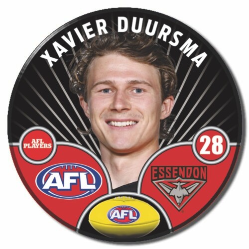 Essendon Bombers 2026 Player Pin Badge - DUURSMA