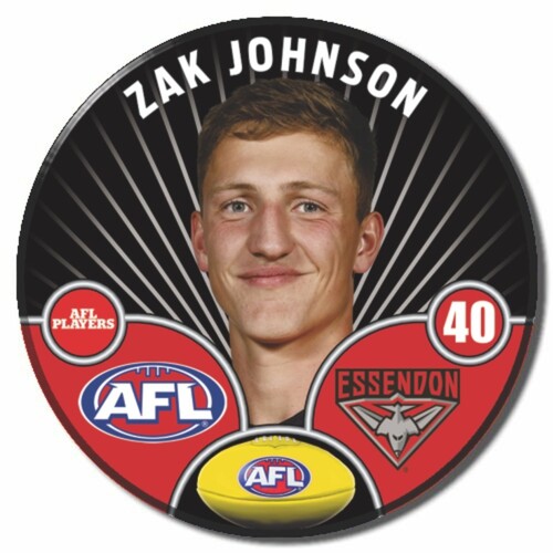 Essendon Bombers 2026 Player Pin Badge - JOHNSON