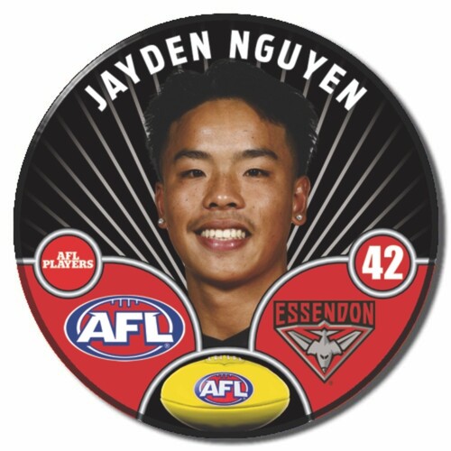 Essendon Bombers 2026 Player Pin Badge - NGUYEN