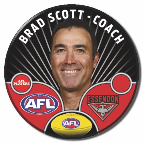 Essendon Bombers 2026 Coach Pin Badge - B.SCOTT