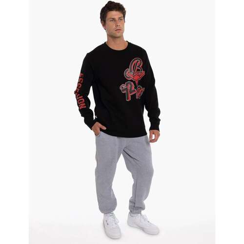 Essendon Bombers Mens Patchwork Crew