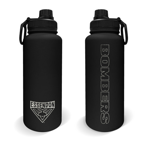 Essendon Bombers Stainless Steel 960mL Drink Bottle