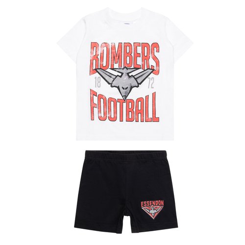 Essendon Bombers Kids Summer Pyjamas