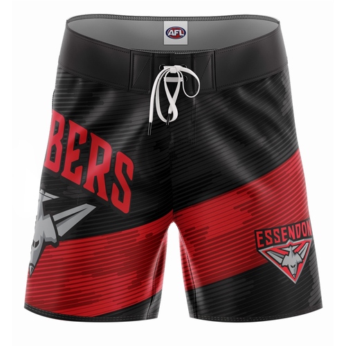 Essendon Bombers Youths Barrel Board Shorts