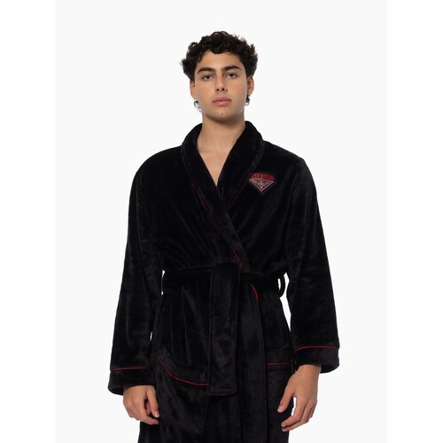 Essendon Bombers Ultra Soft Fleece Robe Size: [L/XL]