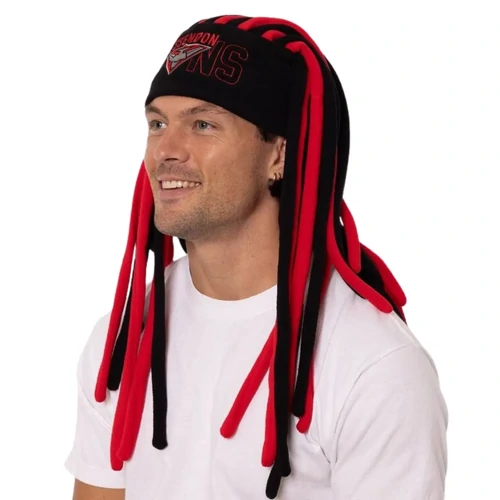Essendon Bombers Supporter Dreadlock Beanie
