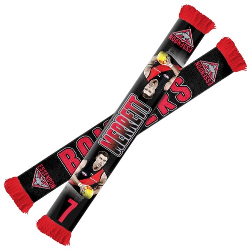 Essendon Bombers Zack Merrett Player Scarf