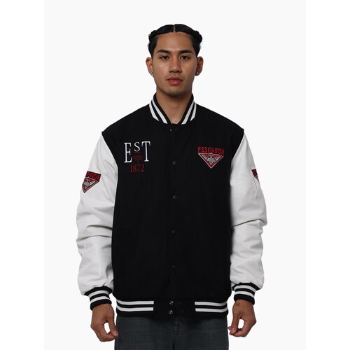 Essendon Bombers Mens Script Varsity Jacket