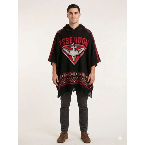 Essendon Bombers Dakota Knitted Poncho