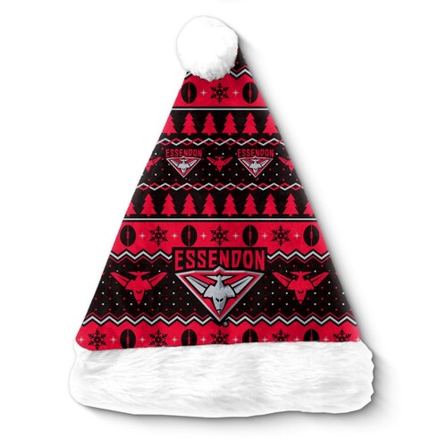 Essendon Bombers Christmas Santa Hat