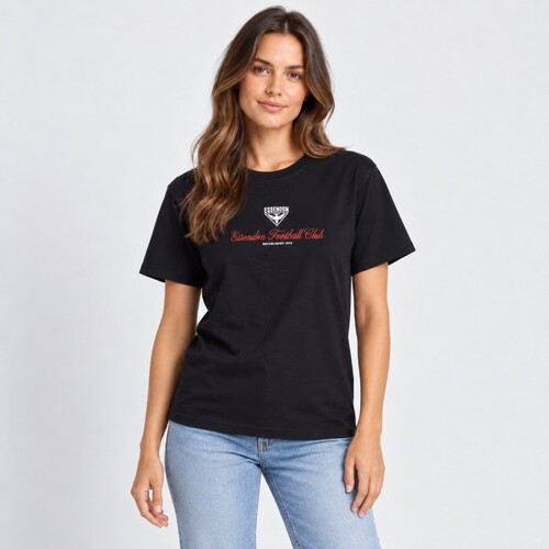 Essendon Bombers Womens Crest Tee 