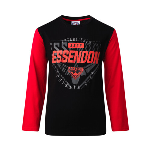 Essendon Bombers Youths Long Sleeve T-Shirt