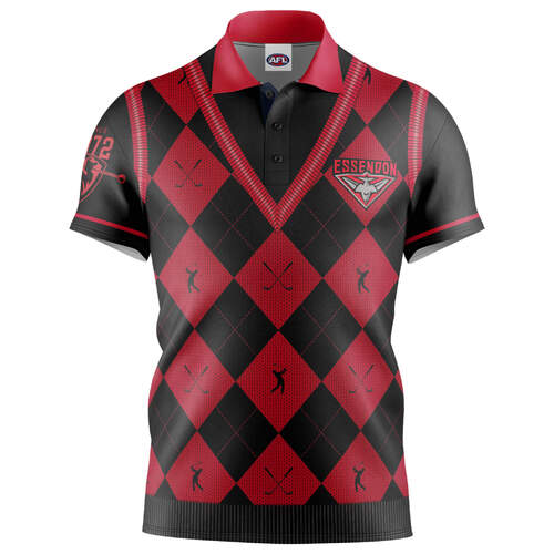 Essendon Bombers Golf Polo Shirt