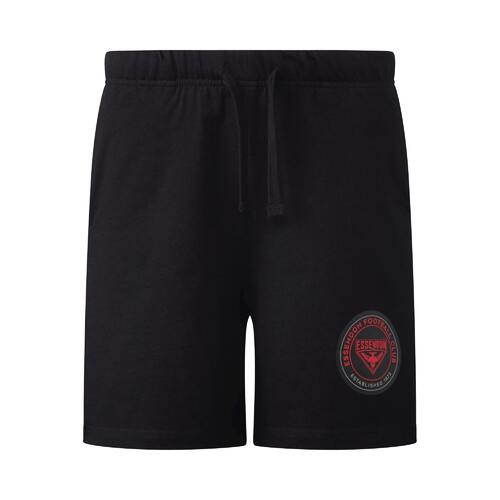 Essendon Bombers Youths Cotton Logo Shorts