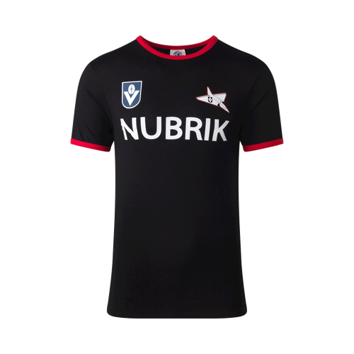 Essendon Bombers Mens NUBRIK Black Throwback Tee