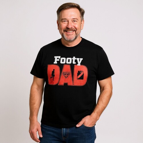 Essendon Bombers Mens Footy Dad Tee - Members Only