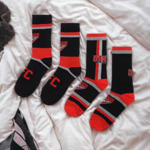 Essendon Bombers 2-Pack Mens Club Socks