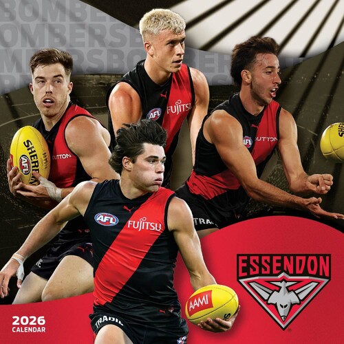 Essendon Bombers 2026 AFL Calendar