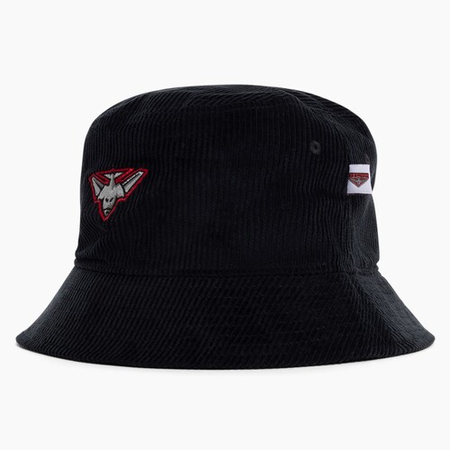 Essendon Bombers Adults Corduroy Bucket Hat
