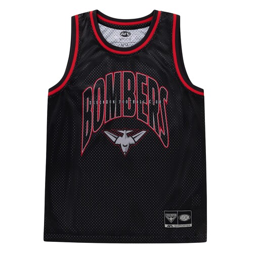 Essendon Bombers Youths Basketball Singlet