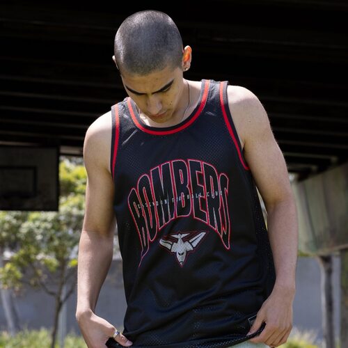 Essendon Bombers Mens Basketball Singlet