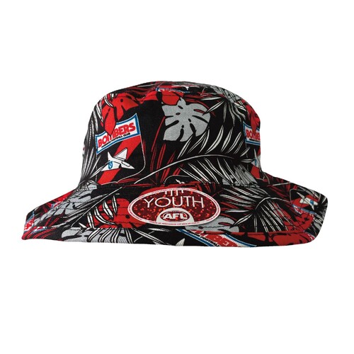 Essendon Bombers Youths Tropical Reversible Bucket Hat