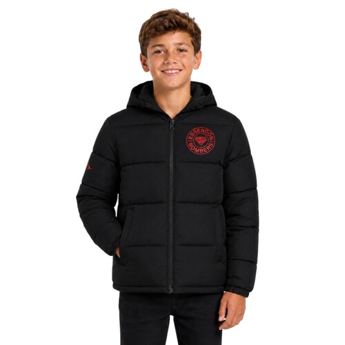 Essendon Bombers Youths Lifestyle Puffer Jacket 