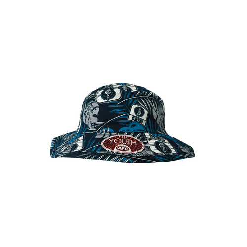 Carlton Blues AFL Youth Tropical Bucket Hat Reversible