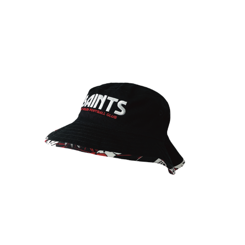 St Kilda Saints AFL Youth Tropical Bucket Hat Reversible