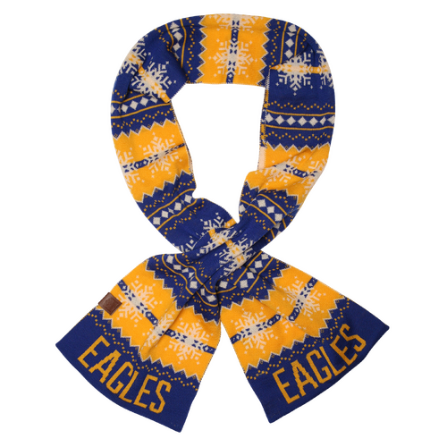 West Coast Eagles Snowflake Scarf - Premium Merino Wool