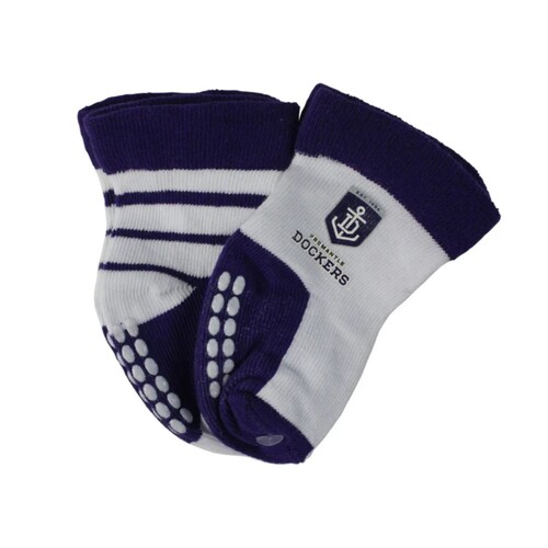 Fremantle Dockers Mascot Baby Socks 2 Pack