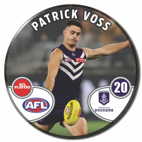 Fremantle Dockers 2026 Player Action Badge - VOSS