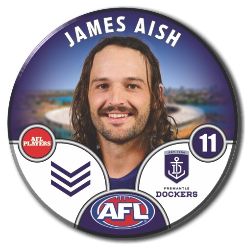 Fremantle Dockers 2025 Player Pin Badge - AISH