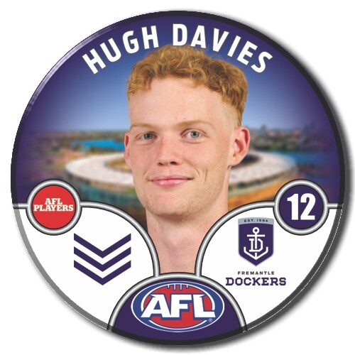 Fremantle Dockers 2025 Player Pin Badge - DAVIES