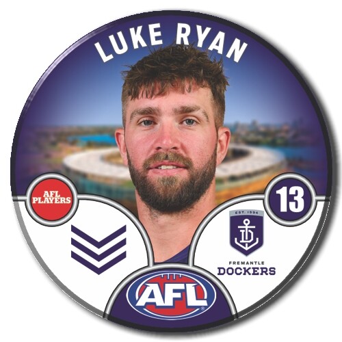Fremantle Dockers 2025 Player Pin Badge - RYAN