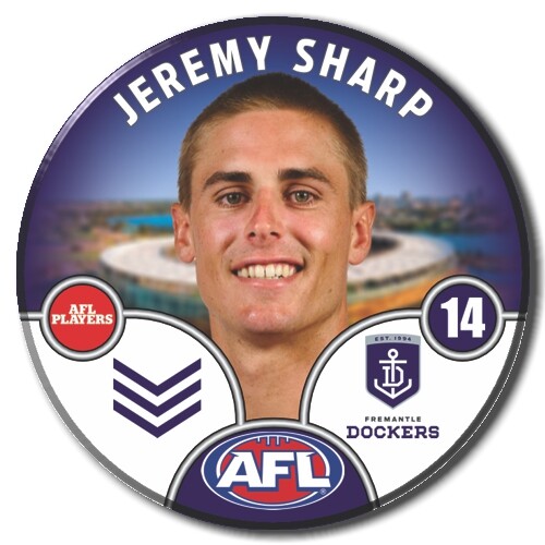 Fremantle Dockers 2025 Player Pin Badge - SHARP