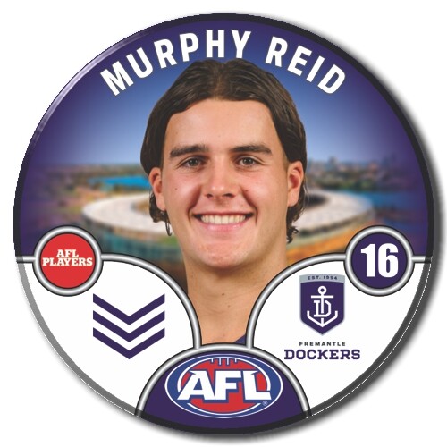 Fremantle Dockers 2025 Player Pin Badge - REID