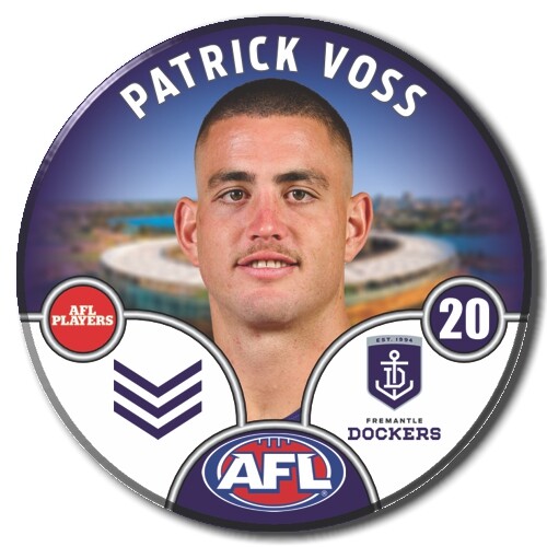Fremantle Dockers 2025 Player Pin Badge - VOSS