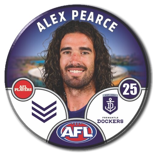 Fremantle Dockers 2025 Player Pin Badge - PEARCE