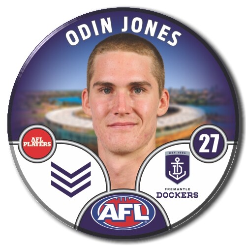 Fremantle Dockers 2025 Player Pin Badge - JONES