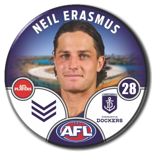 Fremantle Dockers 2025 Player Pin Badge - ERASMUS