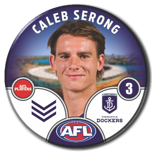 Fremantle Dockers 2025 Player Pin Badge - SERONG