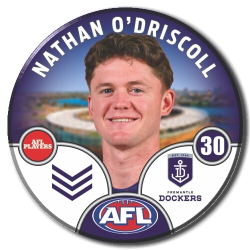 Fremantle Dockers 2025 Player Pin Badge - O'DRISCOLL