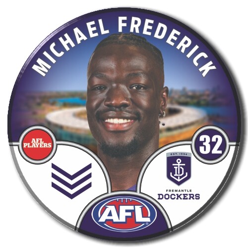 Fremantle Dockers 2025 Player Pin Badge - FREDERICK